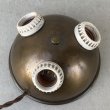 画像3: VINTAGE ANTIQUE LIGHT LAMP ヴィンテージ アンティーク 照明 ランプ ライト / コレクタブル インテリア クラスター 3灯 間接照明 ブラス 真鍮 アメリカ USA (3)