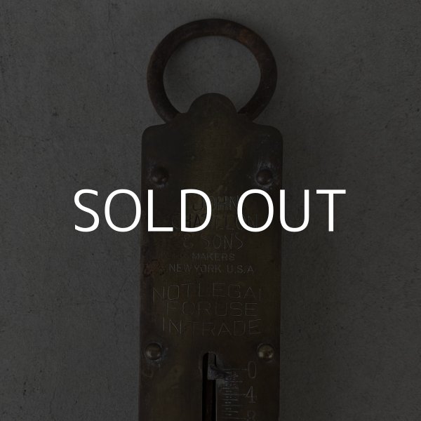 画像4: VINTAGE ANTIQUE WEIGHING SCALE JOHN CHATILLON & SONS ヴィンテージ アンティーク スケール  / インダストリアル 量り 吊り下げ 秤 店舗什器 アメリカ (4)