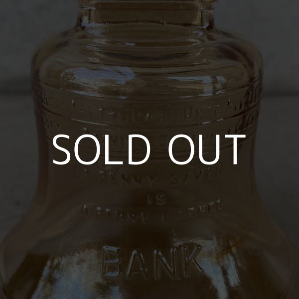 画像8: VINTAGE ANTIQUE LIBERTY BELL PIGGY BANK ヴィンテージ アンティーク リバティーベル 自由の鐘 貯金箱 / コレクタブル オブジェ アメリカ独立記念 ガラス 雑貨 (1) (8)