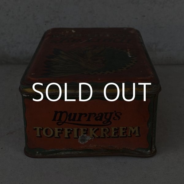 画像3: VINTAGE ANTIQUE MURRAY’S TOFFIEKREEM TIN CAN ヴィンテージ アンティーク ティン 缶 / アドバタイジング 小物入れ 菓子入れ 箱  収納 雑貨 イギリス  (3)