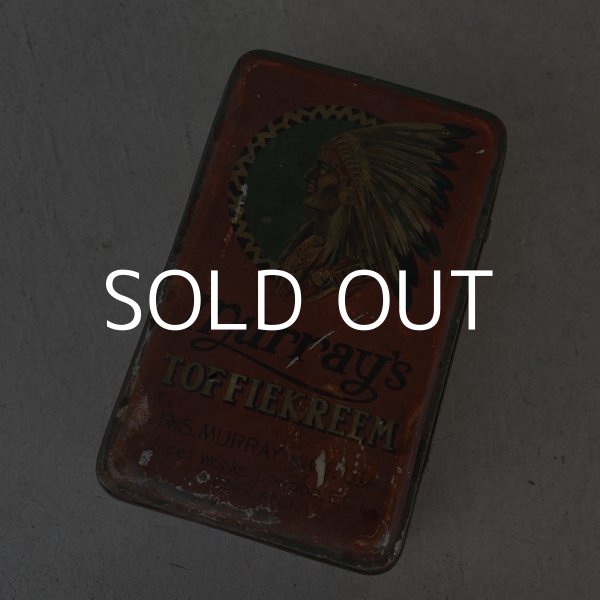 画像6: VINTAGE ANTIQUE MURRAY’S TOFFIEKREEM TIN CAN ヴィンテージ アンティーク ティン 缶 / アドバタイジング 小物入れ 菓子入れ 箱  収納 雑貨 イギリス  (6)