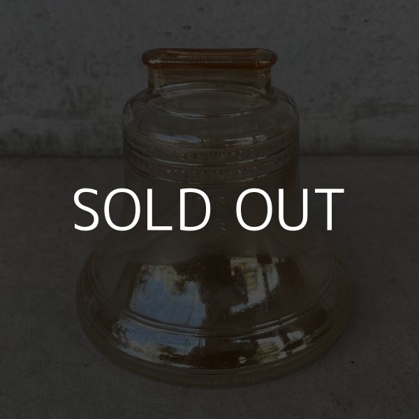 画像2: VINTAGE ANTIQUE LIBERTY BELL PIGGY BANK ヴィンテージ アンティーク リバティーベル 自由の鐘 貯金箱 / コレクタブル オブジェ アメリカ独立記念 ガラス 雑貨 (3) (2)