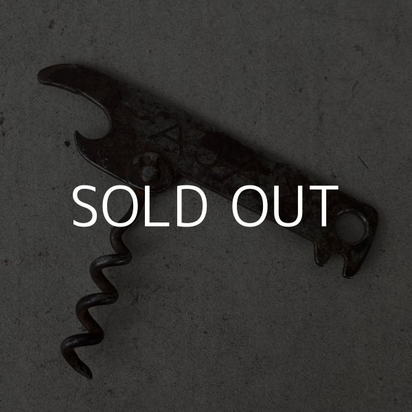 画像3: VINTAGE ANTIQUE BOTTLE OPENER ヴィンテージ アンティーク ボトルオープナー ワインオープナー 栓抜き / キーホルダー コルクスクリュー コレクタブル アドバタイジング 雑貨 小物 アメリカ (2) (3)