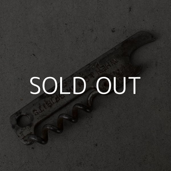 画像2: VINTAGE ANTIQUE BOTTLE OPENER ヴィンテージ アンティーク ボトルオープナー ワインオープナー 栓抜き / キーホルダー コルクスクリュー コレクタブル アドバタイジング 雑貨 小物 アメリカ (3) (2)