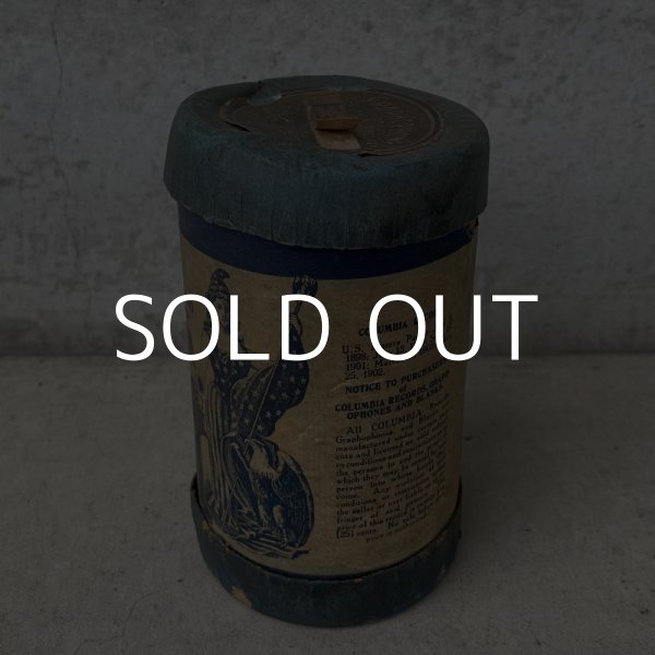 画像4: VINTAGE ANTIQUE COLUMBIA RECORD ヴィンテージ アンティーク 蝋管 レコード コロンビア アメリカ / インテリア ディスプレイ 蝋管蓄音機 円筒 USA (6) (4)