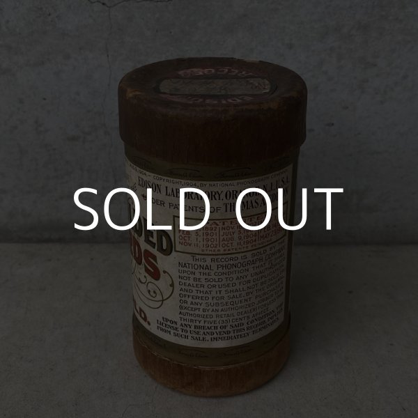 画像2: VINTAGE ANTIQUE EDISON RECORD ヴィンテージ アンティーク 蝋管 レコード エジソン アメリカ / インテリア ディスプレイ 蝋管蓄音機 円筒 USA (5) (2)