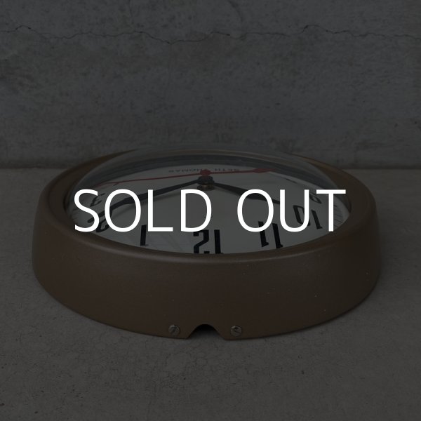 画像4: VINTAGE ANTIQUE SETH THOMAS WALL CLOCK ヴィンテージ アンティーク セストーマス ウォールクロック 壁掛け時計 アメリカ / インダストリアル スクールクロック 小 丸型 店舗什器 USA (4)