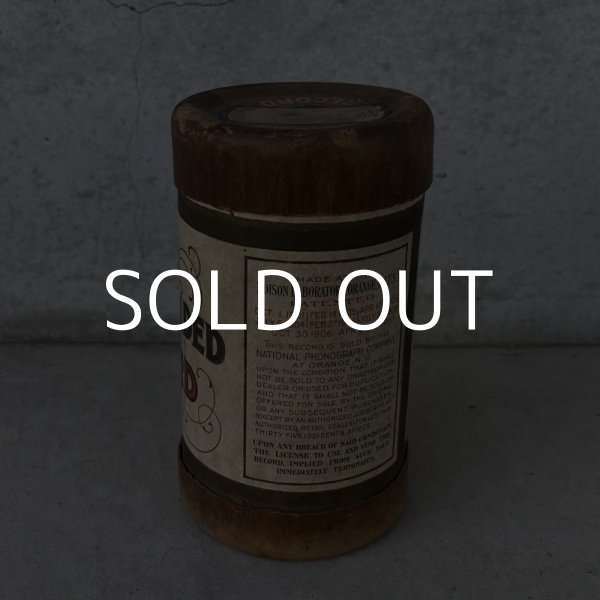 画像2: VINTAGE ANTIQUE EDISON RECORD ヴィンテージ アンティーク 蝋管 レコード エジソン アメリカ / インテリア ディスプレイ 蝋管蓄音機 円筒 USA (7) (2)