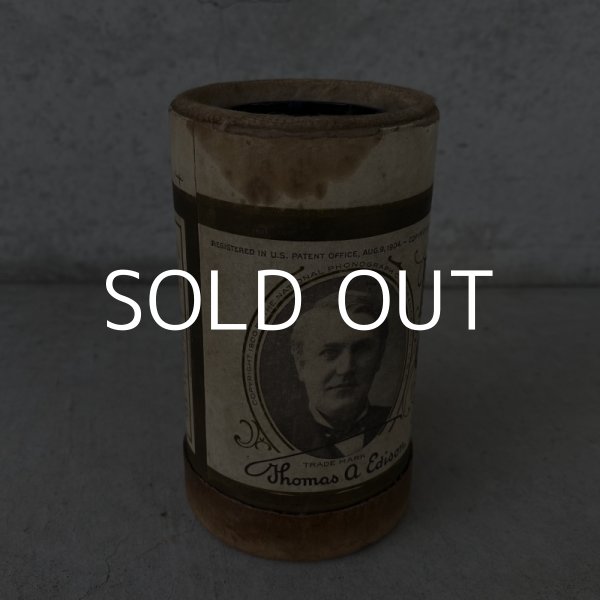 画像8: VINTAGE ANTIQUE EDISON RECORD ヴィンテージ アンティーク 蝋管 レコード エジソン アメリカ / インテリア ディスプレイ 蝋管蓄音機 円筒 USA (7) (8)