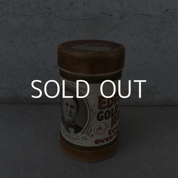 画像1: VINTAGE ANTIQUE EDISON RECORD ヴィンテージ アンティーク 蝋管 レコード エジソン アメリカ / インテリア ディスプレイ 蝋管蓄音機 円筒 USA (8) (1)