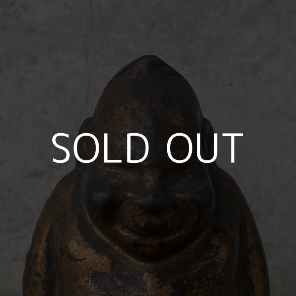 画像7: VINTAGE ANTIQUE BILLIKEN ヴィンテージ アンティーク ビリケン コインバンク / アメリカ コレクタブル 貯金箱 オブジェ キャストアイアン 鋳物 置物 雑貨 (3) (7)