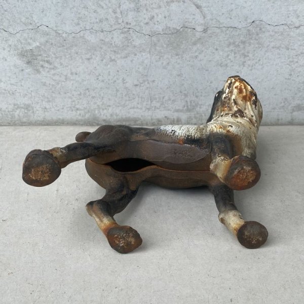 画像6: VINTAGE ANTIQUE BOSTON TERRIER DOOR STOPPER ヴィンテージ アンティーク ボストンテリア ドアストッパー / コレクタブル オブジェ キャストアイアン 鋳物 置物 犬 店舗什器 アメリカ (1) (6)