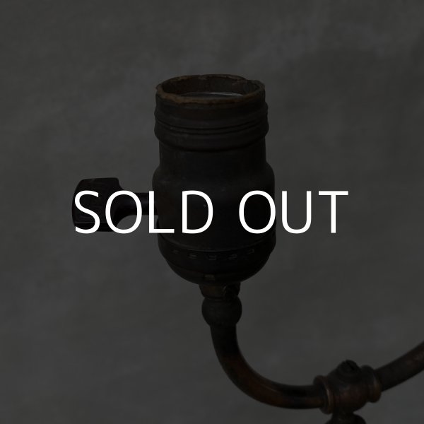 画像5: VINTAGE ANTIQUE LIGHT LAMP JAPANNED ヴィンテージ アンティーク シャンデリア 吊り下げライト ジャパンド アメリカ / 2灯 ペンダントライト ジャパンカラー 天井照明 USA   (5)