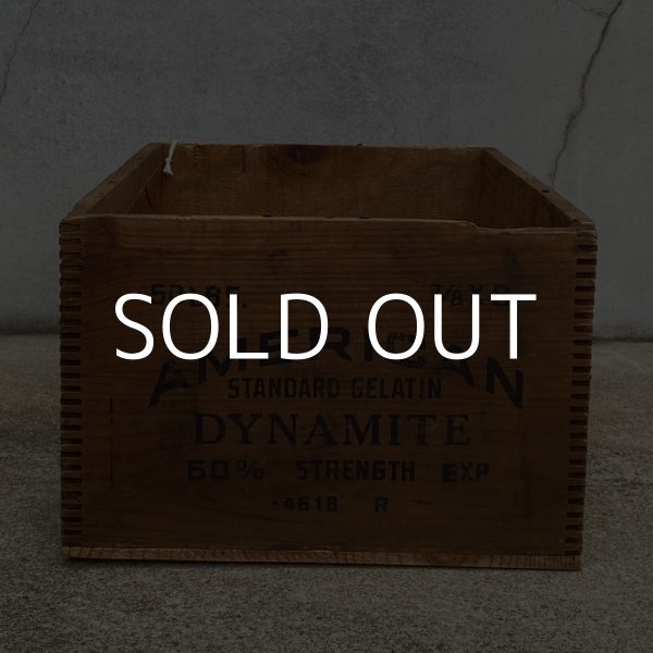 画像3: VINTAGE ANTIQUE WOODEN BOX CRATE AMERICAN CYANAMID ヴィンテージ アンティーク ウッドボックス 木箱 / インダストリアル ケース ガレージ 収納 店舗什器 アメリカ USA (3)