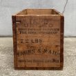 画像3: VINTAGE ANTIQUE WOODEN BOX CRATE KLEAN KUTT ヴィンテージ アンティーク ウッドボックス 木箱 / インダストリアル ケース ガレージ ディスプレイ 収納 靴 店舗什器 アメリカ USA (3)