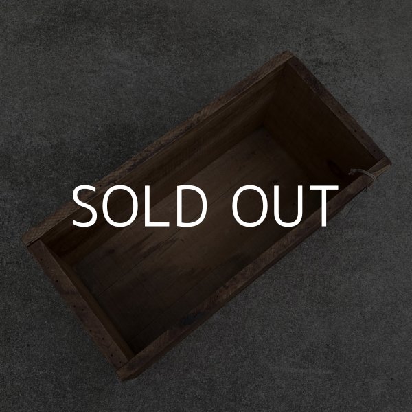 画像6: VINTAGE ANTIQUE WOODEN BOX CRATE KLEAN KUTT ヴィンテージ アンティーク ウッドボックス 木箱 / インダストリアル ケース ガレージ ディスプレイ 収納 靴 店舗什器 アメリカ USA (6)