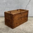 画像1: VINTAGE ANTIQUE WOODEN BOX CRATE KLEAN KUTT ヴィンテージ アンティーク ウッドボックス 木箱 / インダストリアル ケース ガレージ ディスプレイ 収納 靴 店舗什器 アメリカ USA (1)