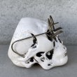 画像4: VINTAGE SKULL ASHTRAY ヴィンテージ スカル 灰皿 / 陶器 ドクロ メガネ 眼鏡 オブジェ 置物 JAPAN 日本製 (2) (4)