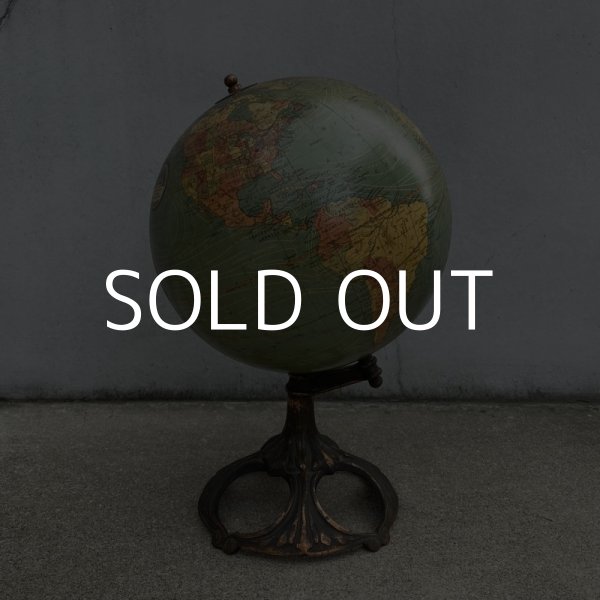 画像3: VINTAGE ANTIQUE GLOBE JAPANED WEBER COSTELLO CO. ヴィンテージ アンティーク 地球儀 ジャパンカラー / コレクタブル ディスプレイ インテリア 店舗什器 8INCH アメリカ USA (3)