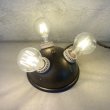 画像8: VINTAGE ANTIQUE LIGHT LAMP ヴィンテージ アンティーク 照明 ランプ ライト / コレクタブル インテリア クラスター 3灯 間接照明 ブラス 真鍮 アメリカ USA (2) (8)