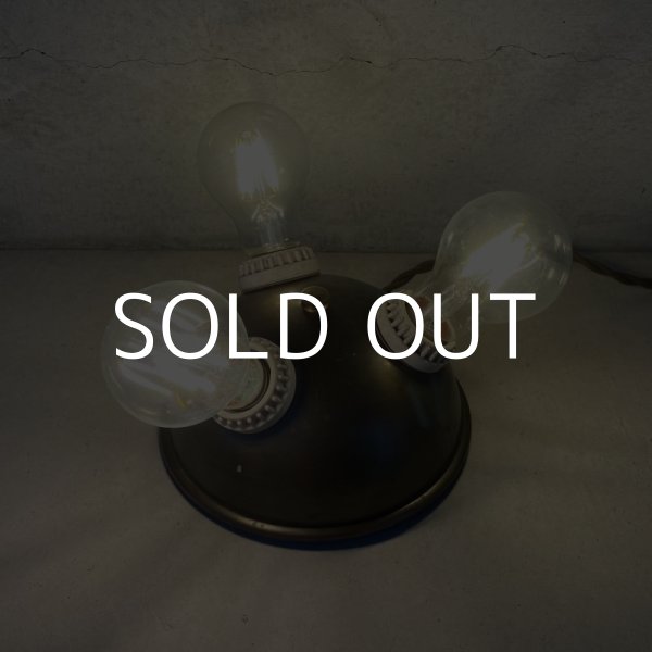 画像8: VINTAGE ANTIQUE LIGHT LAMP ヴィンテージ アンティーク 照明 ランプ ライト / コレクタブル インテリア クラスター 3灯 間接照明 ブラス 真鍮 アメリカ USA (2) (8)