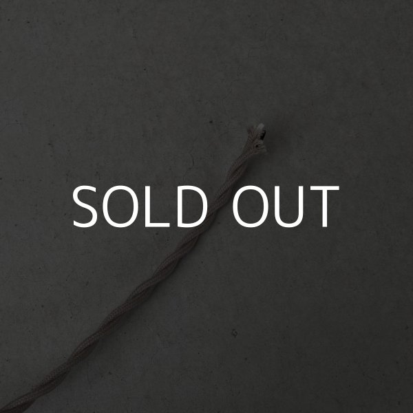 画像2: ELECTRIC LAMP CORD コード 配線 ベージュ / 電気 照明 ランプ リペアパーツ ツイストコード ファブリック 1ｍ〜 アメリカ USA  (2)