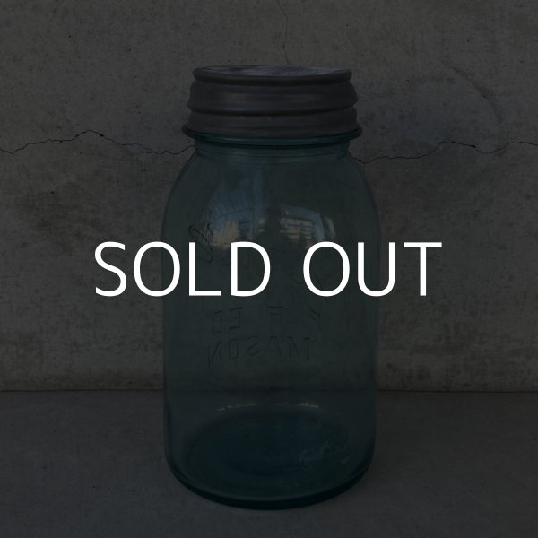 画像2: VINTAGE ANTIQUE BALL MASON JAR ヴィンテージ アンティーク ボール メイソンジャー ガラス瓶 アメリカ / 小物入れ 店舗什器 (7) (2)