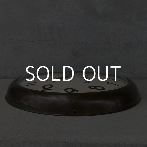 画像6: VINTAGE ANTIQUE SETH THOMAS WALL CLOCK ヴィンテージ アンティーク ウォールクロック セストーマス 掛け時計 アメリカ / インダストリアル スクールクロック スチール 鉄 店舗什器 USA (6)