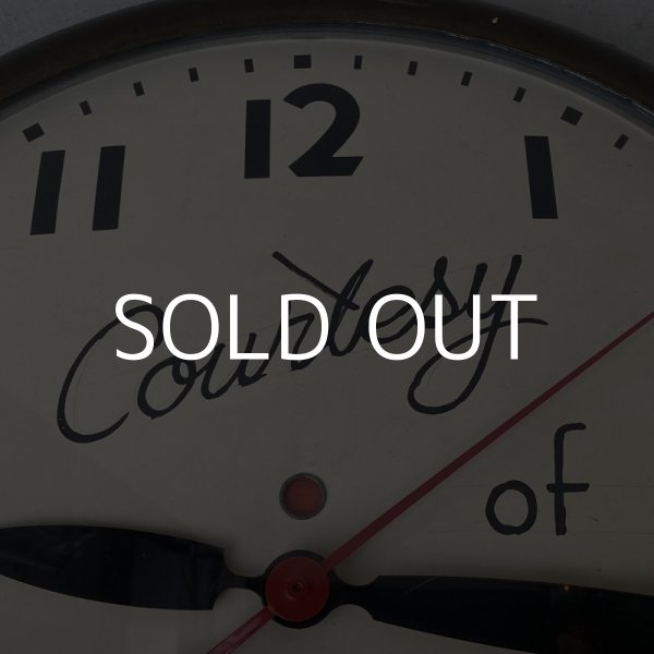 画像8: VINTAGE ANTIQUE SETH THOMAS WALL CLOCK ヴィンテージ アンティーク ウォールクロック セストーマス 掛け時計 アメリカ / インダストリアル スクールクロック スチール 鉄 店舗什器 USA (8)