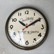 画像1: VINTAGE ANTIQUE SETH THOMAS WALL CLOCK ヴィンテージ アンティーク ウォールクロック セストーマス 掛け時計 アメリカ / インダストリアル スクールクロック スチール 鉄 店舗什器 USA (1)