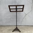 画像2: VINTAGE ANTIQUE DICTIONARY STAND BIBLE STAND ヴィンテージ アンティーク ディクショナリースタンド バイブルスタンド アメリカ / インテリア 聖書台 譜面台 メニューボード カフェ 店舗什器 USA (2)