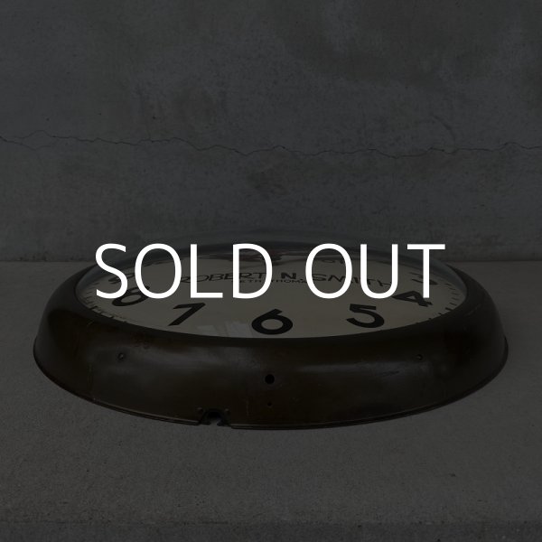 画像3: VINTAGE ANTIQUE SETH THOMAS WALL CLOCK ヴィンテージ アンティーク ウォールクロック セストーマス 掛け時計 アメリカ / インダストリアル スクールクロック スチール 鉄 店舗什器 USA (3)