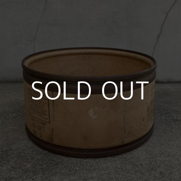 画像4: VINTAGE ANTIQUE GREIF BROS.CO FIBER DRUM ヴィンテージ アンティーク ファイバー ドラム / インダストリアル ケース 箱 収納 丸型 ガレージ 店舗什器 工業用 アメリカ (4)