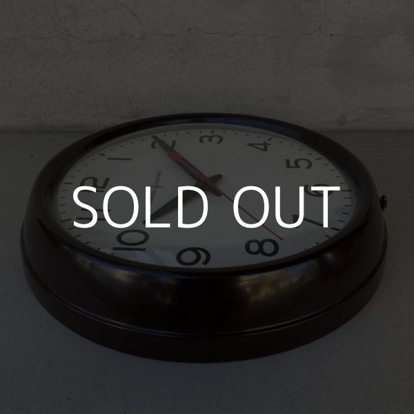 画像5: VINTAGE ANTIQUE GENERAL ELECTRIC GE WALL CLOCK ヴィンテージ アンティーク ゼネラルエレクトリック ウォールクロック 壁掛け時計 アメリカ / インダストリアル スクールクロック ブラウン 茶色 店舗什器 USA (5)