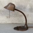 画像4: VINTAGE ANTIQUE DESK LAMP  STAND LIGHT RICHTER METALCRAFT CO ヴィンテージ アンティーク デスクランプ デスクライト スタンドライト 卓上ライト アメリカ / インダストリアル グースネック 照明 アイアン 鉄 USA (4)