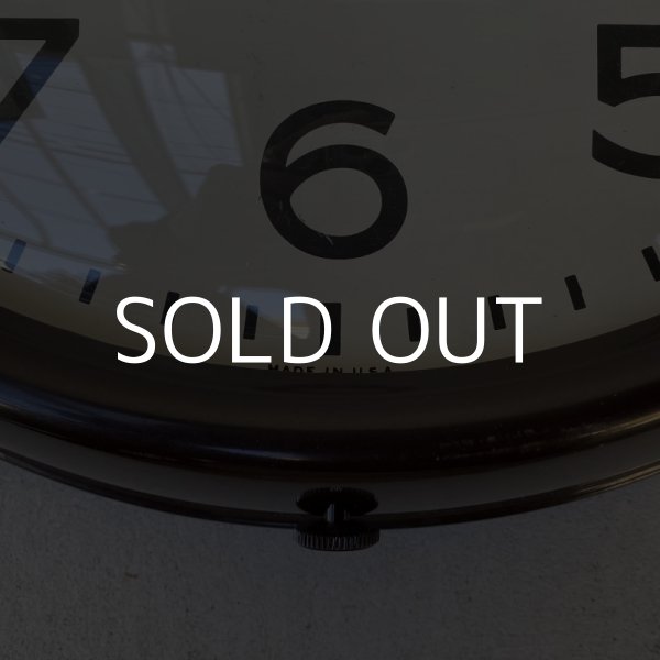 画像8: VINTAGE ANTIQUE GENERAL ELECTRIC GE WALL CLOCK ヴィンテージ アンティーク ゼネラルエレクトリック ウォールクロック 壁掛け時計 アメリカ / インダストリアル スクールクロック ブラウン 茶色 店舗什器 USA (8)