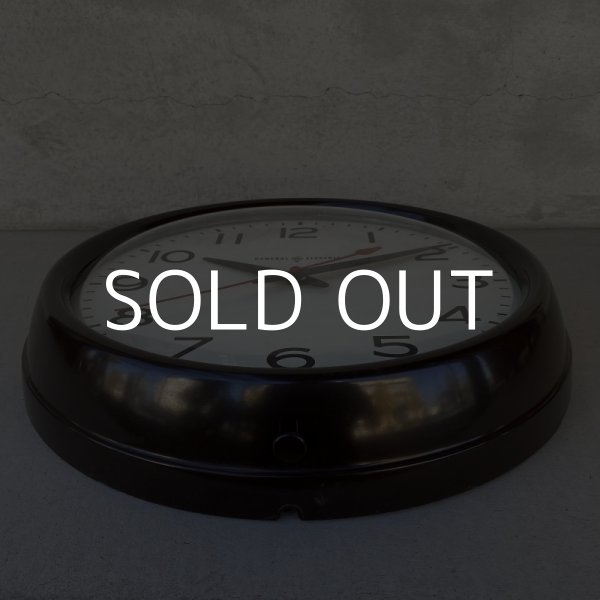 画像3: VINTAGE ANTIQUE GENERAL ELECTRIC GE WALL CLOCK ヴィンテージ アンティーク ゼネラルエレクトリック ウォールクロック 壁掛け時計 アメリカ / インダストリアル スクールクロック ブラウン 茶色 店舗什器 USA (3)