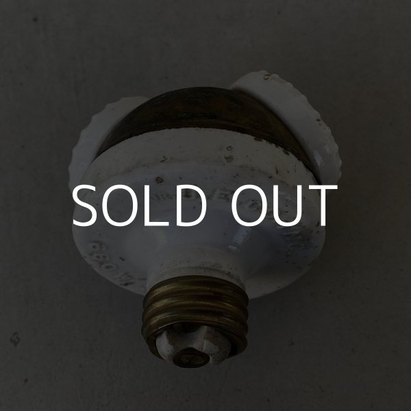 画像4: VINTAGE ANTIQUE U.E.CO.INC SOCKET ヴィンテージ アンティーク 2灯ソケット アメリカ / ランプ ライト コレクタブル 照明 USA (4) (4)