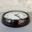 画像6: VINTAGE ANTIQUE GENERAL ELECTRIC GE WALL CLOCK ヴィンテージ アンティーク ゼネラルエレクトリック ウォールクロック 壁掛け時計 アメリカ / インダストリアル スクールクロック ブラウン 茶色 店舗什器 USA (6)