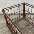 画像8: VINTAGE ANTIQUE WIRE BASKET ヴィンテージ アンティーク ワイヤーバスケット メタルボックス かご / インダストリアル ガレージ アイアン 収納 什器 ケース アメリカ USA (2) (8)