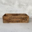 画像3: VINTAGE ANTIQUE WOOD CRATE WOOD BOX COBBLER ヴィンテージ アンティーク ウッドボックス 木箱 アメリカ / インダストリアル 運搬用 収納 靴屋 店舗什器 USA  (3)