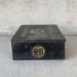 画像4: VINTAGE ANTIQUE R・B CIGAR TOBACCO TIN CAN ヴィンテージ アンティーク 葉巻 煙草 ティン 缶 アメリカ / アドバタイジング コレクタブル たばこ 喫煙具 小物入れ 収納 雑貨 USA  (4)