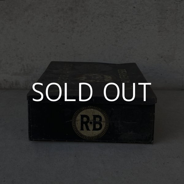 画像5: VINTAGE ANTIQUE R・B CIGAR TOBACCO TIN CAN ヴィンテージ アンティーク 葉巻 煙草 ティン 缶 アメリカ / アドバタイジング コレクタブル たばこ 喫煙具 小物入れ 収納 雑貨 USA  (5)