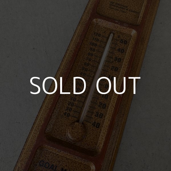 画像5: VINTAGE ANTIQUE GENERAL ELECTRIC GE THERMOMETER ヴィンテージ アンティーク ゼネラルエレクトリック 温度計 / インダストリアル ガレージ ディスプレイ 壁付け アメリカ USA (5)
