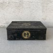 画像3: VINTAGE ANTIQUE R・B CIGAR TOBACCO TIN CAN ヴィンテージ アンティーク 葉巻 煙草 ティン 缶 アメリカ / アドバタイジング コレクタブル たばこ 喫煙具 小物入れ 収納 雑貨 USA  (3)