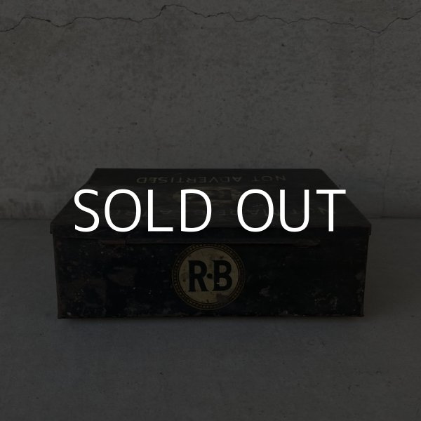 画像3: VINTAGE ANTIQUE R・B CIGAR TOBACCO TIN CAN ヴィンテージ アンティーク 葉巻 煙草 ティン 缶 アメリカ / アドバタイジング コレクタブル たばこ 喫煙具 小物入れ 収納 雑貨 USA  (3)