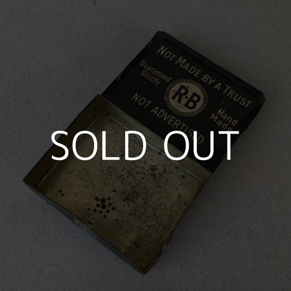 画像7: VINTAGE ANTIQUE R・B CIGAR TOBACCO TIN CAN ヴィンテージ アンティーク 葉巻 煙草 ティン 缶 アメリカ / アドバタイジング コレクタブル たばこ 喫煙具 小物入れ 収納 雑貨 USA  (7)