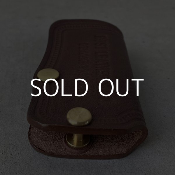 画像4: RUST LEATHER ORIGINAL KEYCASE ラストレザー オリジナル キーケース サドルレザー レザー 革 革小物 ブラウン 茶色 (4)