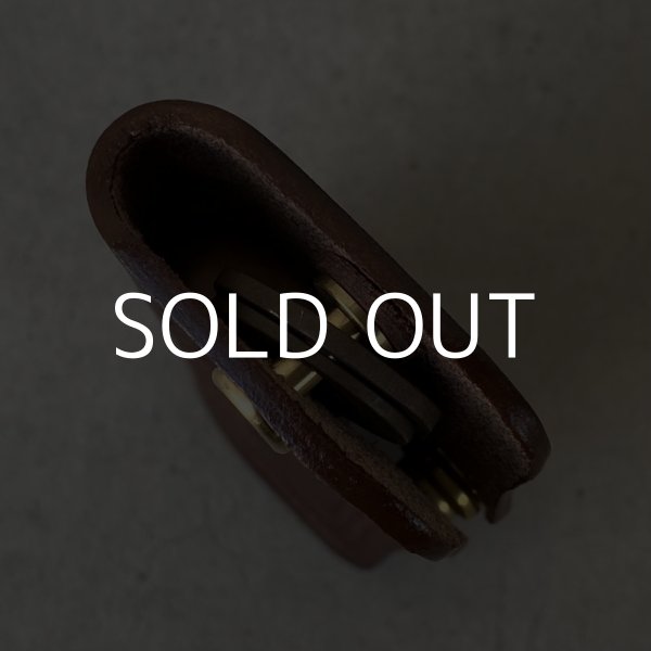 画像9: RUST LEATHER ORIGINAL KEYCASE ラストレザー オリジナル キーケース サドルレザー レザー 革 革小物 ブラウン 茶色 (9)