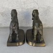 画像3: VINTAGE ANTIQUE BOOKENDS DOG ヴィンテージ アンティーク ブックエンド ブックスタンド 本立て 犬 / コレクタブル オブジェ ディスプレイ インテリア 置物 動物 アメリカ (3)